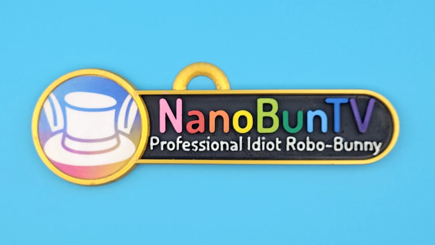 Custom VRChat Nametag - ANY Colors - Great for conventions/cosplay/etc.