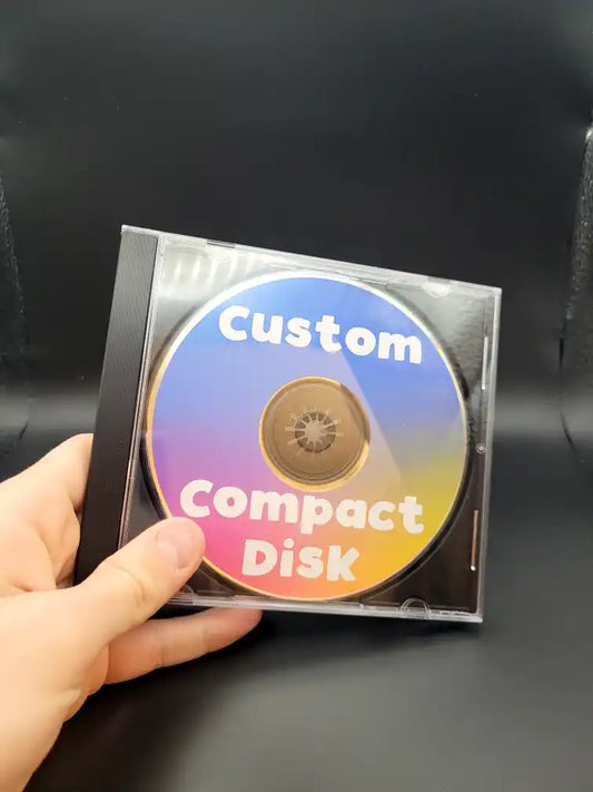 Custom CD Mixtape - Personalized Jewel Case - Your Audio On Physical Media - Make Your Own Music CD