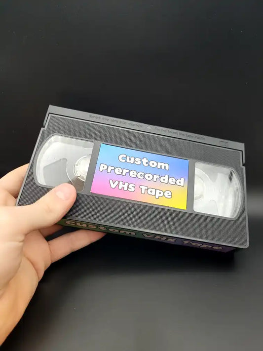Custom VHS Tape - Personalized - Any videos recorded onto VHS