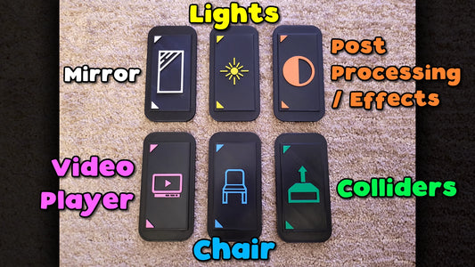 VRChat Wall Switches/Toggles - Reprogrammable NFC included - Use as decoration or control smart home devices!