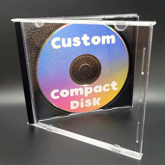 Custom CD Mixtape - Personalized Jewel Case - Your Audio On Physical Media - Make Your Own Music CD