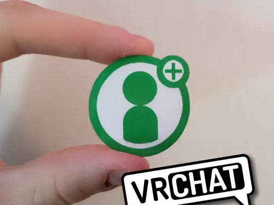 VRChat Friend Request Stickers (Pack of 2)