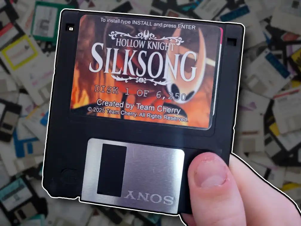 Custom Floppy Disk - Video Game 3.5" Diskette with ANY Game or Logo (recycled)