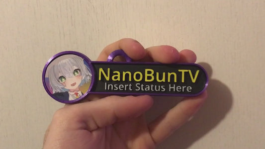 Custom VRChat Nametag - ANY Colors - Great for conventions/cosplay/etc.